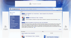 Desktop Screenshot of doingbusiness.cz